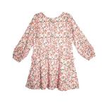 Girls' Mabel + Honey Organic Blooms Long Sleeve Midi Babydoll Dress - Thumbnail 2 of 2