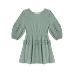 Girls' Mabel + Honey Organic Blooms Long Sleeve Midi Babydoll Dress - Thumbnail 1 of 2
