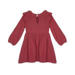 Baby Girls' Mabel + Honey Autumn Long Sleeve Babydoll Dress - Thumbnail 2 of 2