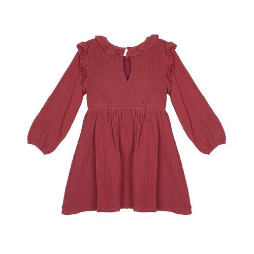 Baby Girls' Mabel + Honey Autumn Long Sleeve Babydoll Dress - Primary Image