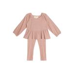 Baby Girls' Mabel + Honey Adore Shirt and Leggings Set - Thumbnail 1 of 2