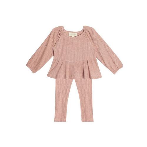 Baby Girls' Mabel + Honey Adore Shirt and Leggings Set - Primary Image