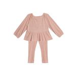 Baby Girls' Mabel + Honey Adore Shirt and Leggings Set - Thumbnail 2 of 2