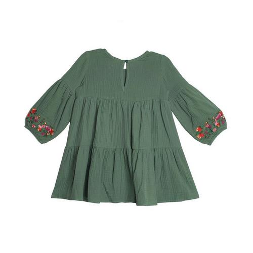 Toddler Girls' Mabel + Honey Bella Long Sleeve Midi Babydoll Dress - Primary Image