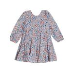 Girls' Mabel + Honey Willow Long Sleeve Midi Babydoll Dress - Thumbnail 1 of 2
