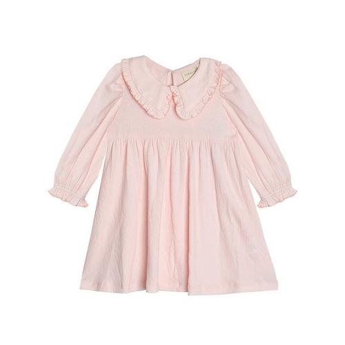 Toddler Girls' Mabel + Honey Penelope Long Sleeve Babydoll Dress - Primary Image