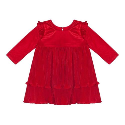 Girls' Isobella and Chloe Merry 'n Bright Long Sleeve Dress - Primary Image