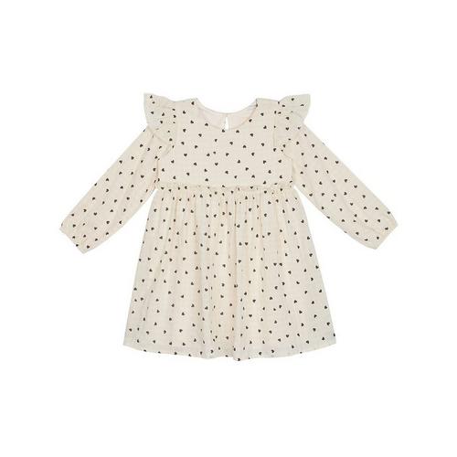 Toddler Girls' Mabel + Honey Lovely Check Long Sleeve Babydoll Dress - Primary Image