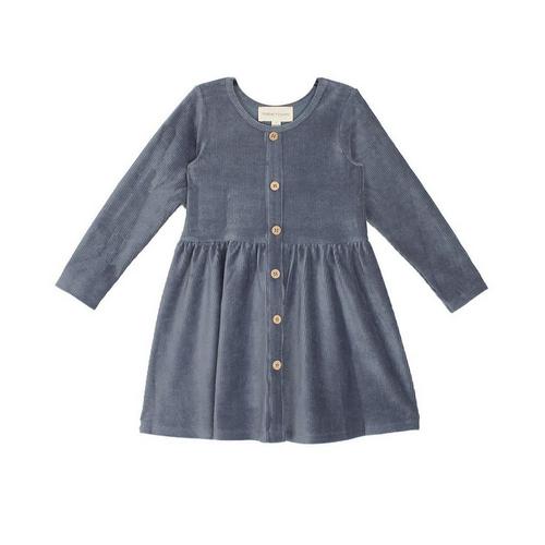 Girls' Mabel + Honey Skylar Long Sleeve Babydoll Dress - Primary Image