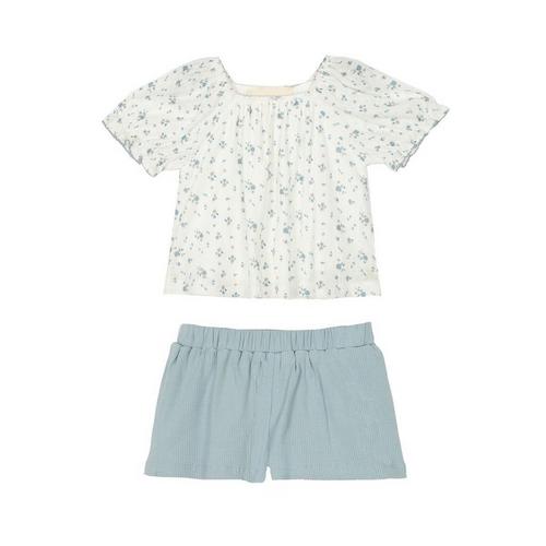 Toddler Girls' Mabel + Honey Bluebell Shirt and Shorts Set - Primary Image