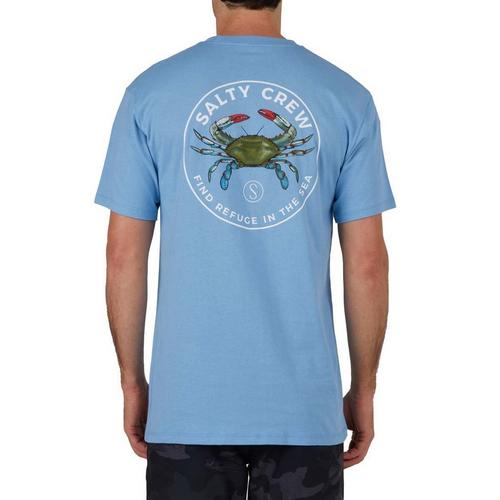 Men's Salty Crew Blue Crabber Premium T-Shirt - Primary Image