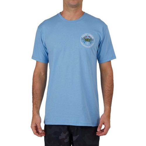 Men's Salty Crew Blue Crabber Premium T-Shirt - Primary Image