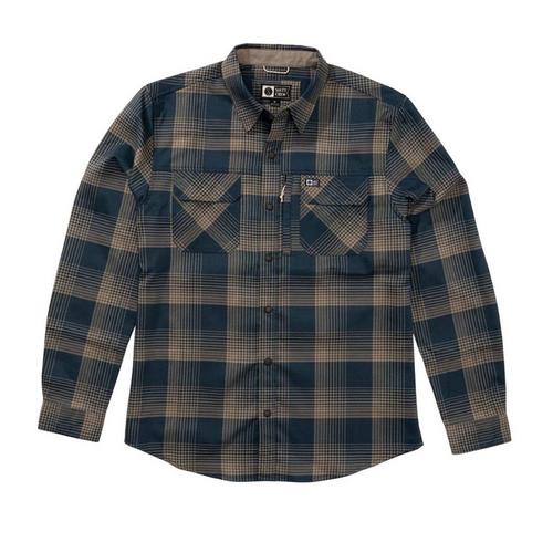 Men's Salty Crew Fathom Tech Long Sleeve Flannel - Primary Image