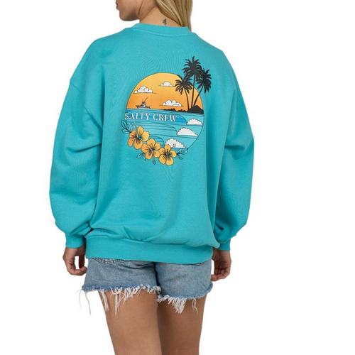 Women's Salty Crew Sunset Crewneck Sweatshirt - Primary Image