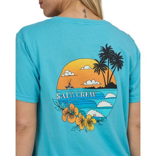Women's Salty Crew Sunset Boyfriend T-Shirt - Primary Image