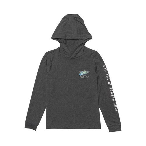 Kids' Salty Crew Surface Long Sleeve Hooded T-Shirt - Primary Image