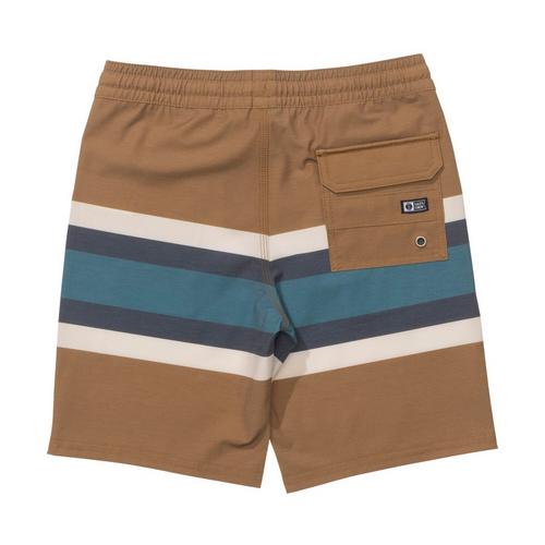 Boys' Salty Crew Stripe Volley Swim Trunks - Primary Image
