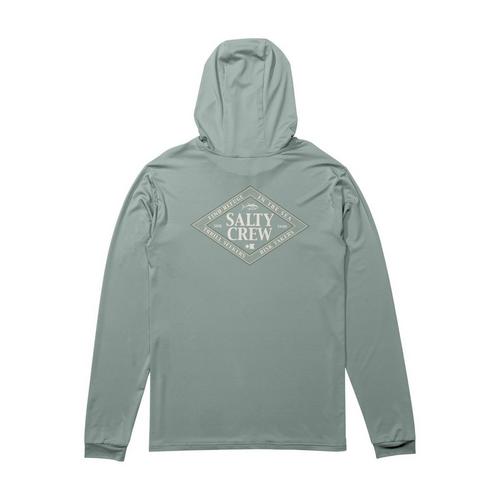 Men's Salty Crew Iconic Long Sleeve Hooded T-Shirt - Primary Image