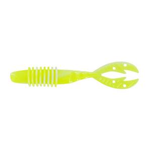 Chartreuse White Swirl - Big Bite Kamikaze Swimon Bait 6 Pack