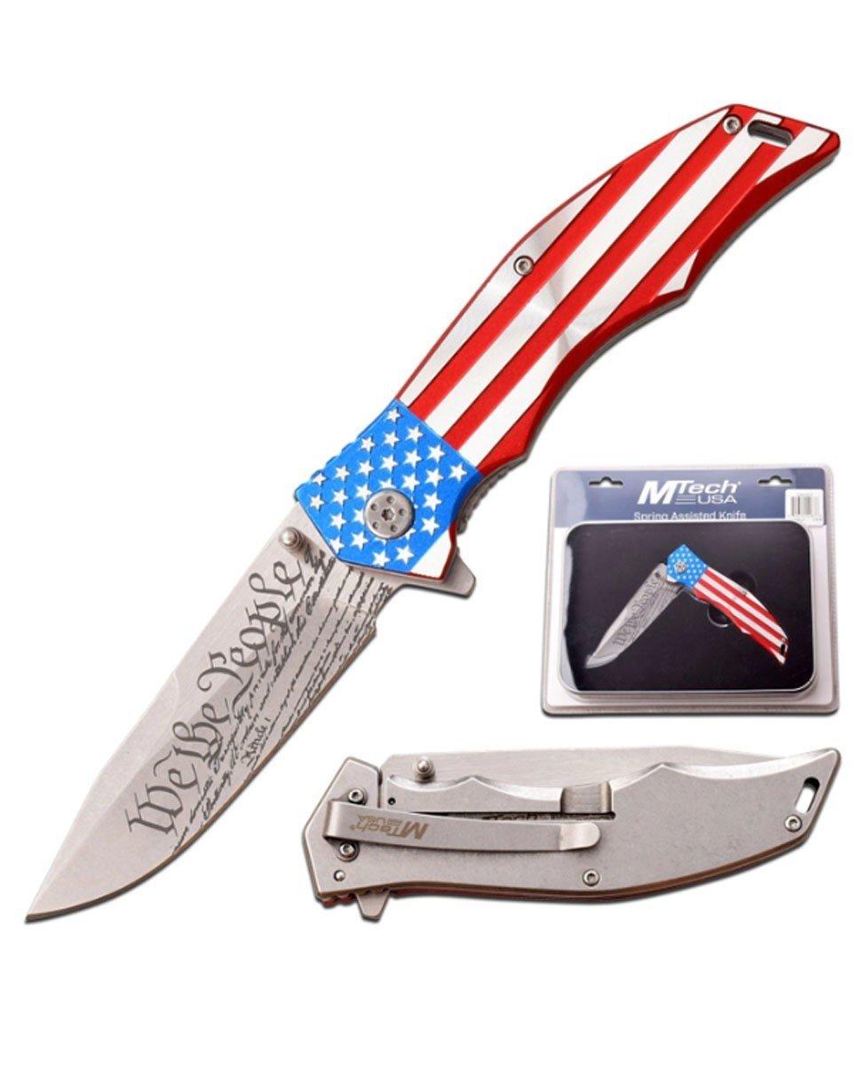 Mtech We the People Clamshell Pocket Knife - Mtech