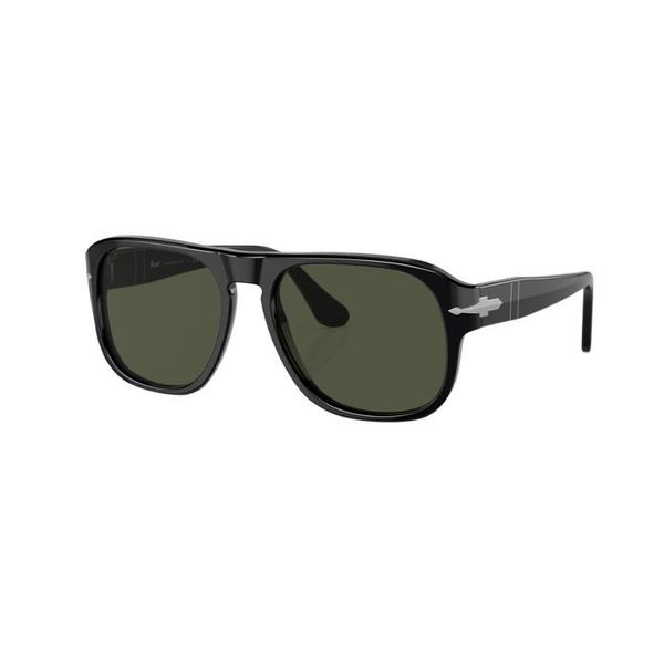 Men's Persol PO3310S Sunglasses Black/Green