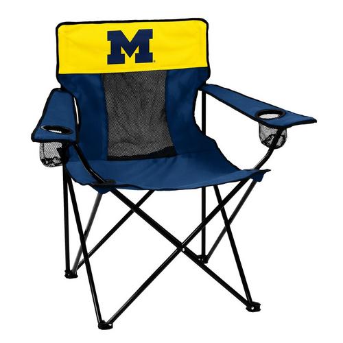 Logo Brands Michigan Wolverines Elite Chair - Primary Image
