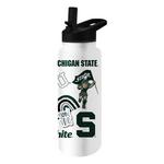 Logo Brands Michigan State Spartans 34oz. Native Quencher Bottle - Thumbnail 3 of 3