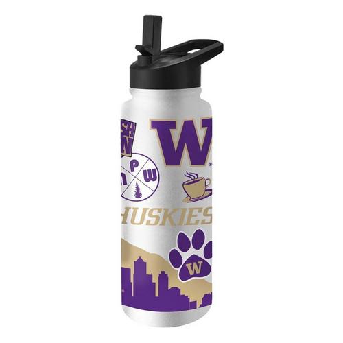 Logo Brands Washington Huskies 34oz. Native Quencher Bottle - Primary Image
