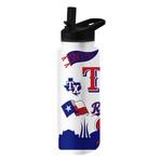 Logo Brands Texas Rangers 34oz. Native Quencher Bottle - Thumbnail 1 of 3