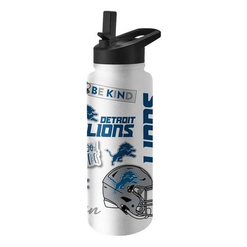 Logo Brands Detroit Lions 34oz. Native Quencher Bottle - Primary Image
