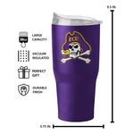 Logo Brands East Carolina Pirates 30 oz. Flipside Powder Coat Tumbler - Thumbnail 2 of 2