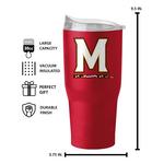 Logo Brands Maryland Terrapins 30 oz. Flipside Powder Coat Tumbler - Thumbnail 2 of 2