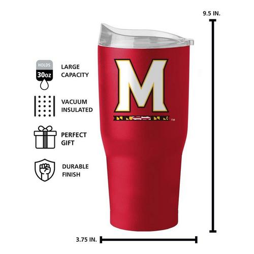 Logo Brands Maryland Terrapins 30 oz. Flipside Powder Coat Tumbler - Primary Image