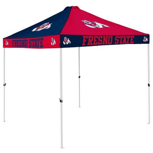 Logo Brands Fresno State Bulldogs Checkerboard Canopy - Primary Image