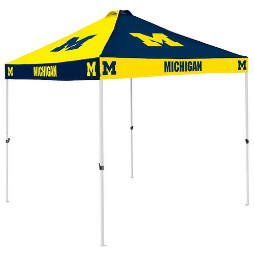 Logo Brands Michigan Wolverines Checkerboard Canopy - Primary Image