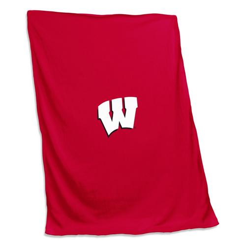Logo Brands Wisconsin Badgers Sweatshirt Blanket - Primary Image