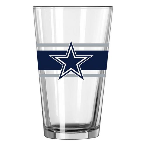 Logo Brands Dallas Cowboys 16oz. Stripe Pint Glass - Primary Image