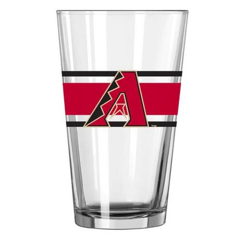Logo Brands Arizona Diamondbacks 16oz. Stripe Pint Glass - Primary Image