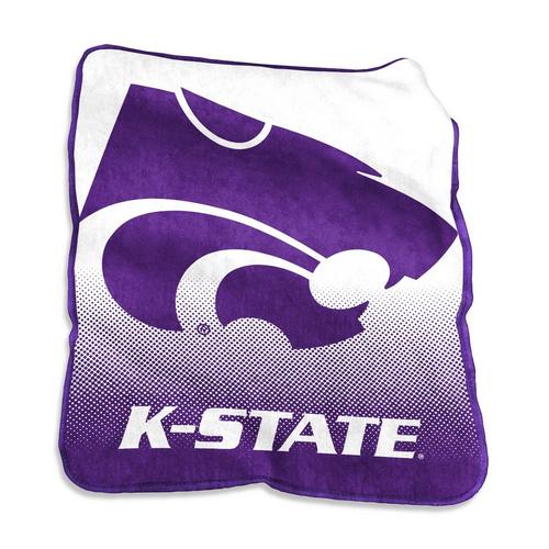 Logo Brands Kansas State Wildcats Raschel Throw - Primary Image