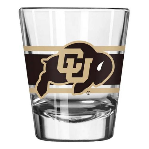 Logo Brands Colorado Buffaloes Stripe Shot Glass - Primary Image