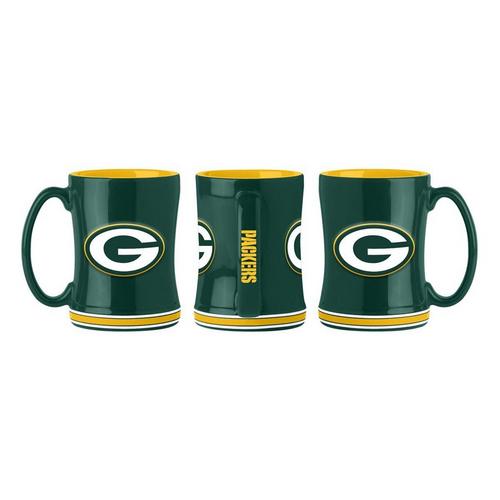 Logo Brands Green Bay Packers 14oz. Relief Mug - Primary Image