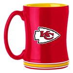 Logo Brands Kansas City Chiefs 14oz. Relief Mug - Thumbnail 1 of 2