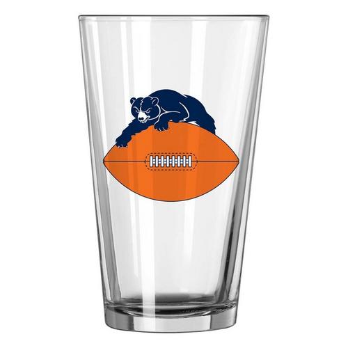 Logo Brands Chicago Bears Retro Gameday Pint Glass - Primary Image