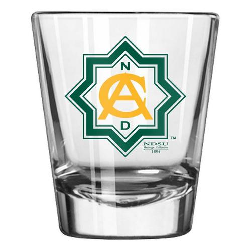 Logo Brands North Dakota State Bison Retro Gameday Shot Glass - Primary Image