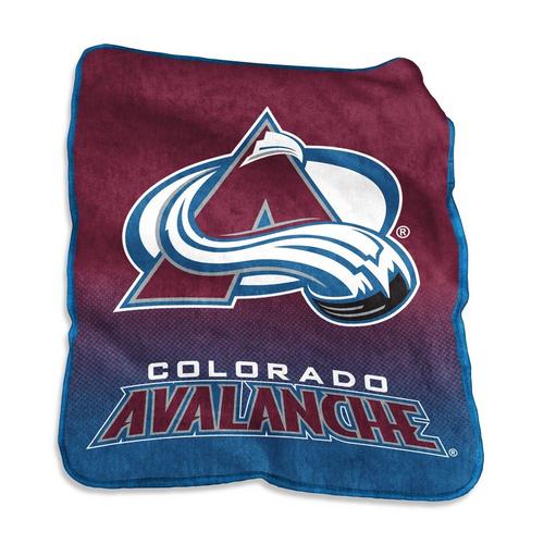 Logo Brands Colorado Avalanche Raschel Throw - Primary Image