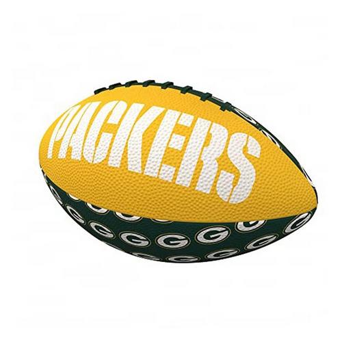 Logo Brands Green Bay Packers Mini-Size Rubber Football - Primary Image