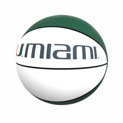 Logo Brands Miami Hurricanes Official-Size Autograph Basketball - Primary Image