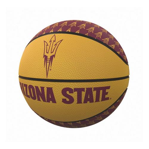 Logo Brands Arizona State Sun Devils Mini-Size Rubber Basketball - Primary Image