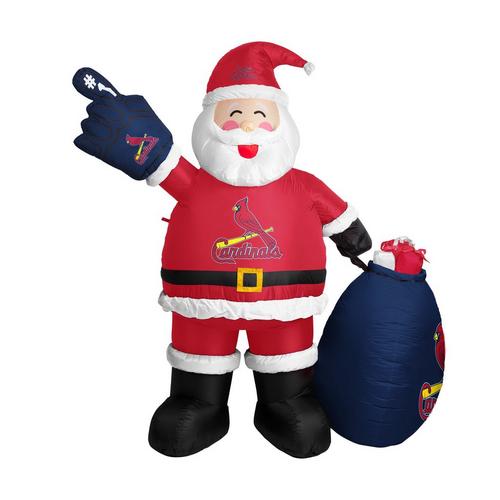 Logo Brands St. Louis Cardinals Inflatable Santa - Primary Image