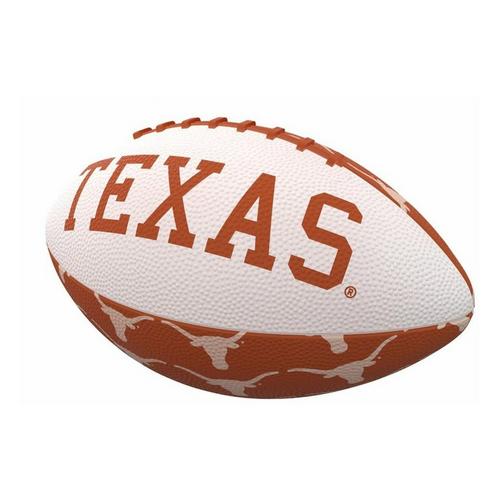 Logo Brands Texas Longhorns Mini-Size Rubber Football - Primary Image